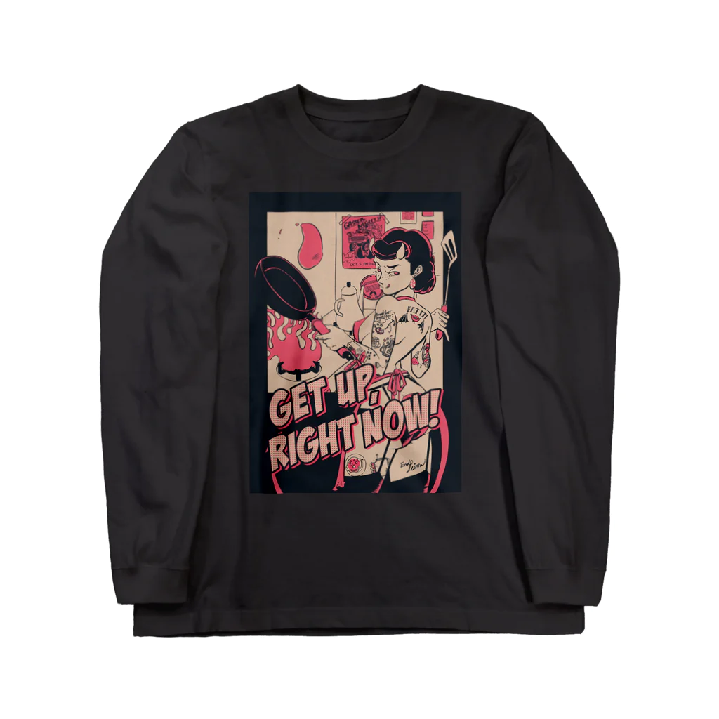 エンドーハイロウ (イラストレーター)のブレックファーストサキュバス Long Sleeve T-Shirt