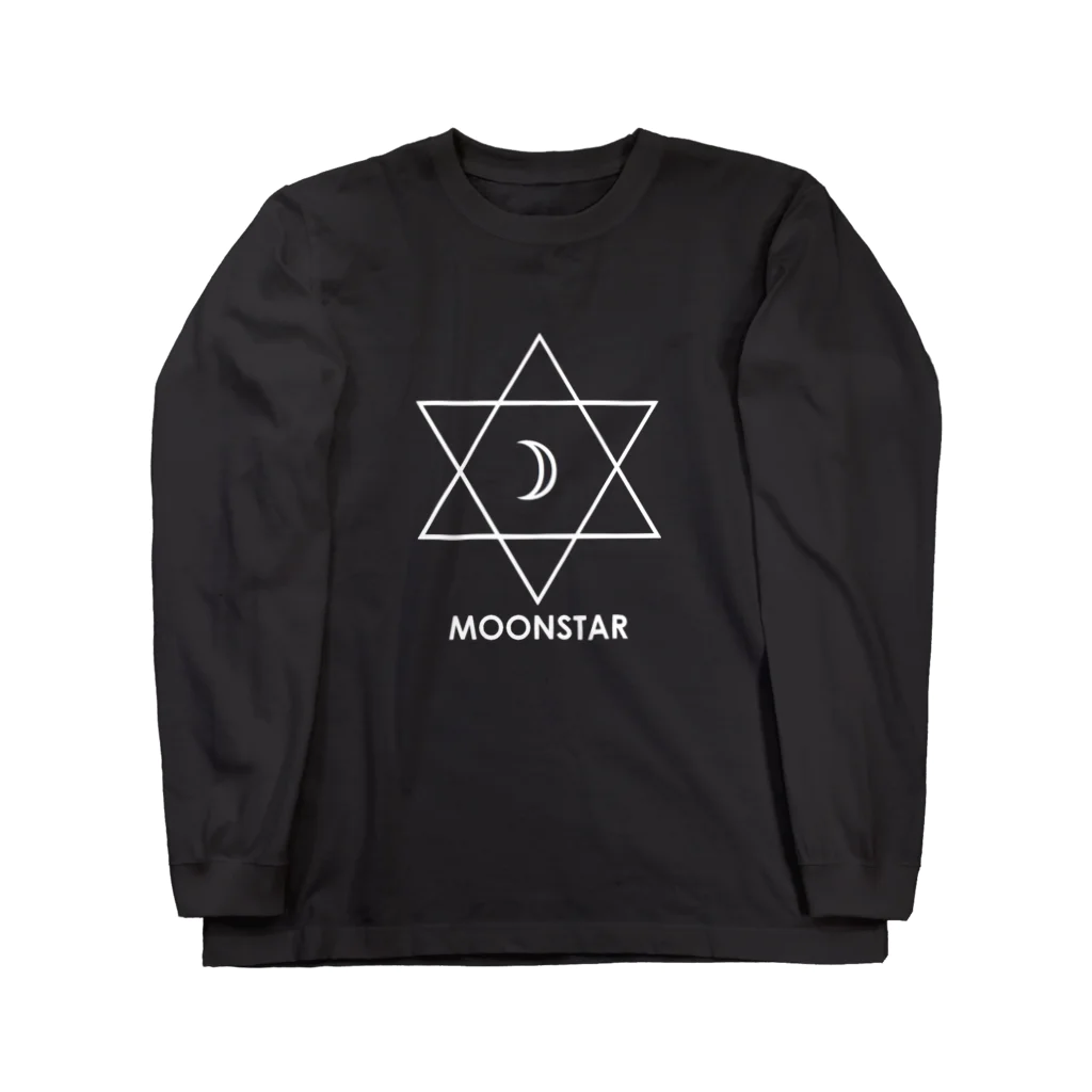 MIZUKICOCOのムーンスター（白抜き） Long Sleeve T-Shirt