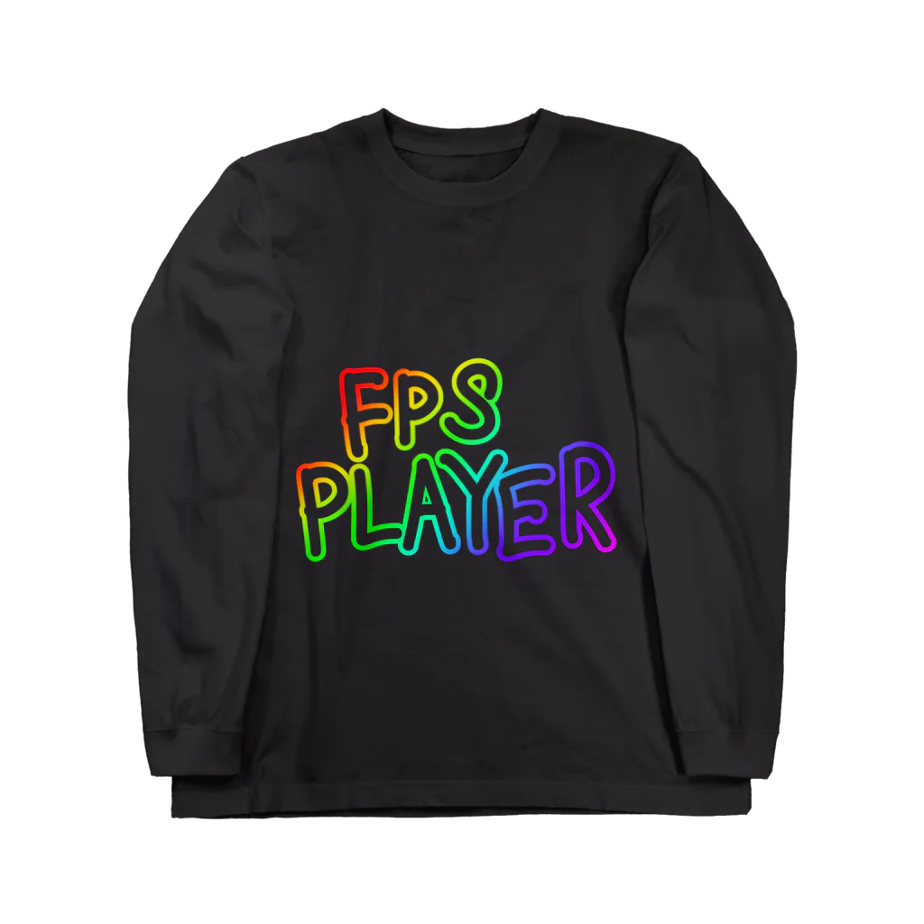 鮫処 祭のFPS PLAYER　ゲーミング ロングスリーブTシャツ