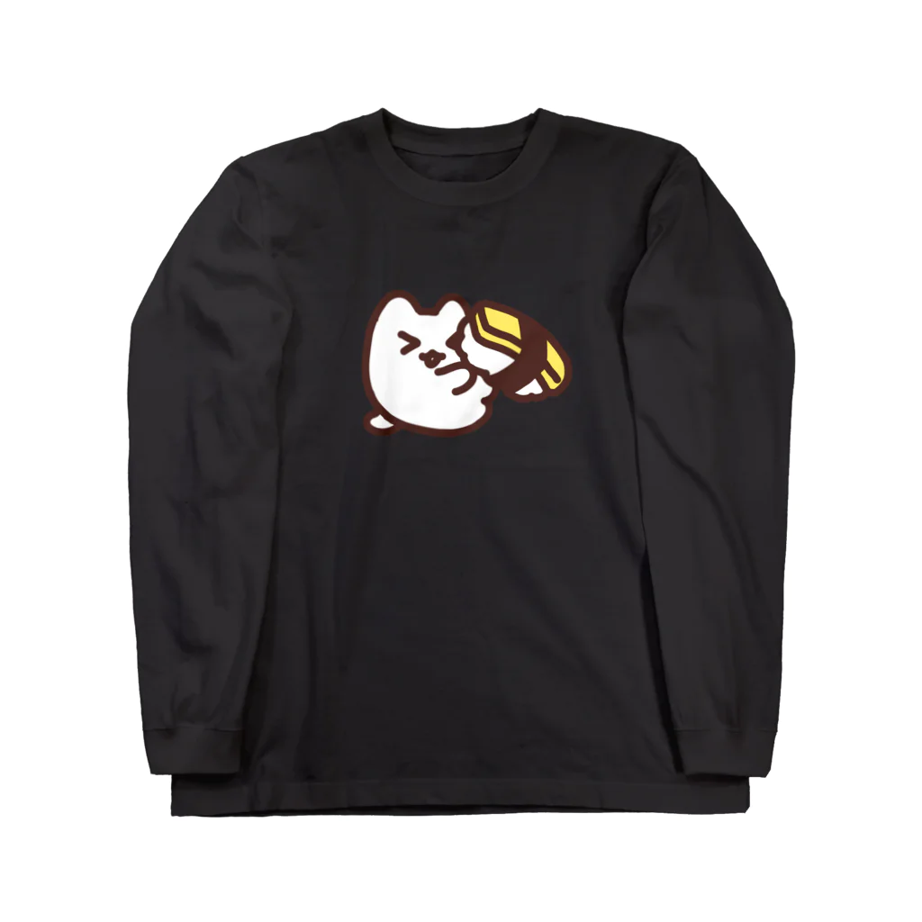 opaqueのすしねこ ロングスリーブTシャツ