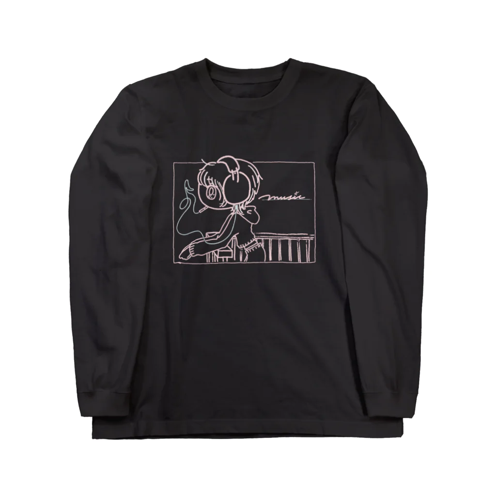 Shiroのmusic MONO ロングスリーブTシャツ