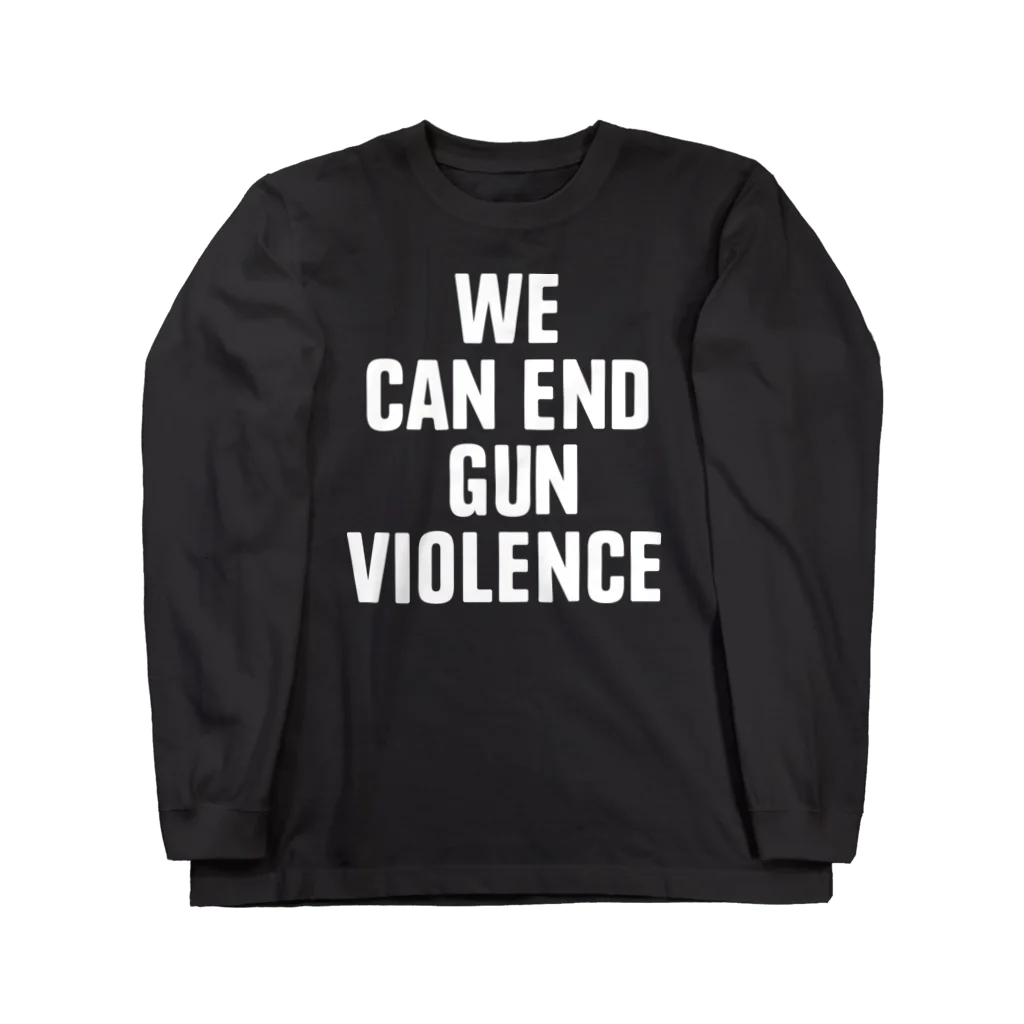 kasweeeeのWE CAN END GUN VIOLENCE ロングスリーブTシャツ