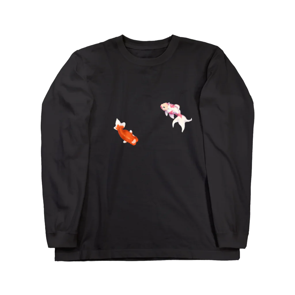 藤錦 庭園魚店の藤錦　オリT Long Sleeve T-Shirt