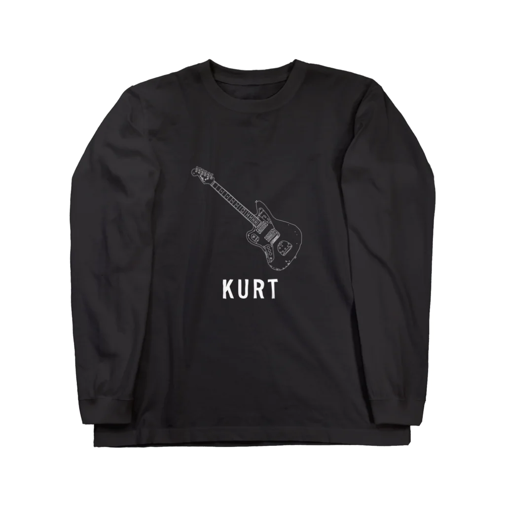 Handwritten GuitarsのKURT -white line- Long Sleeve T-Shirt