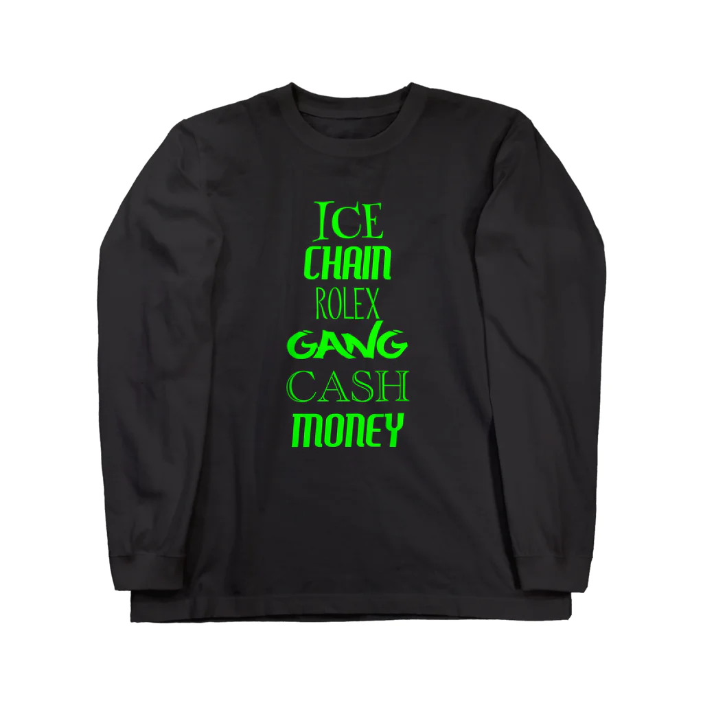 Lil'Tyler's Clothing.のLyrics (ACID Green) Long Sleeve T-Shirt