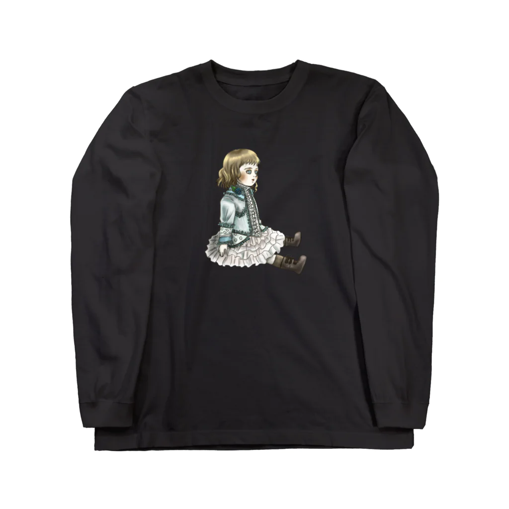 西洋人形館　＠かなでの彦舎のおすわりブリュ Long Sleeve T-Shirt