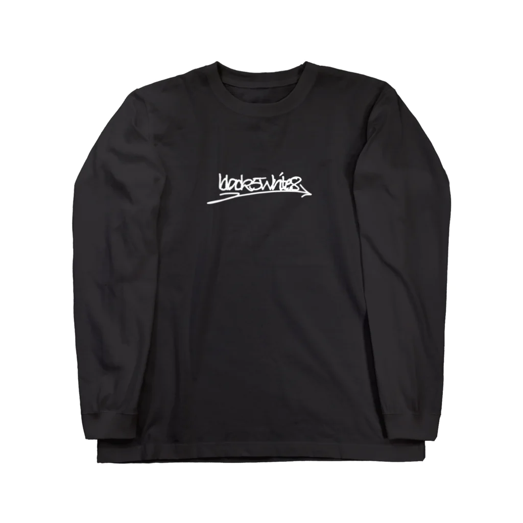 ブラックっすのblackwhite Long Sleeve T-Shirt