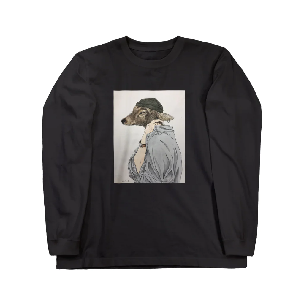 moja shopの横顔 Long Sleeve T-Shirt