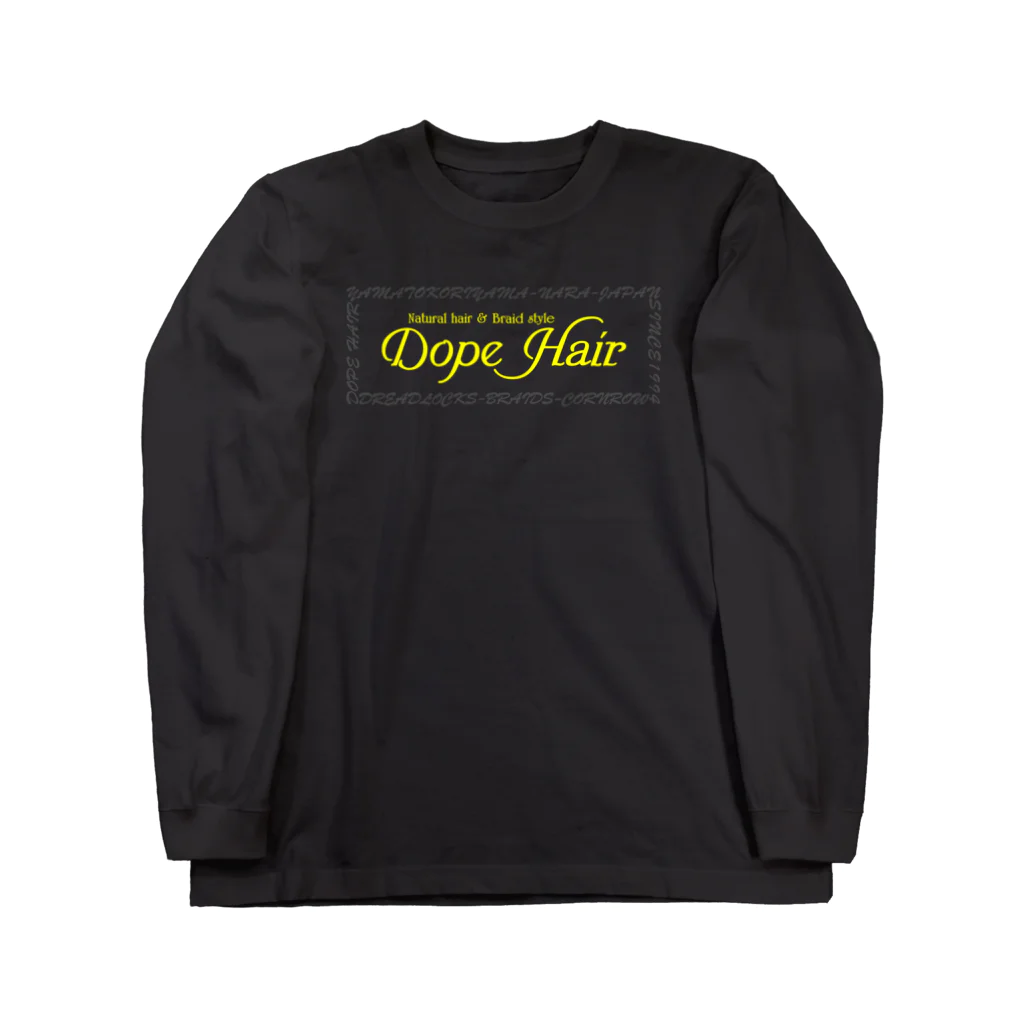 Dope Hair (ドープヘアー)のクレア＆ジェシカⅡ（イエローロゴ） ロングスリーブTシャツ