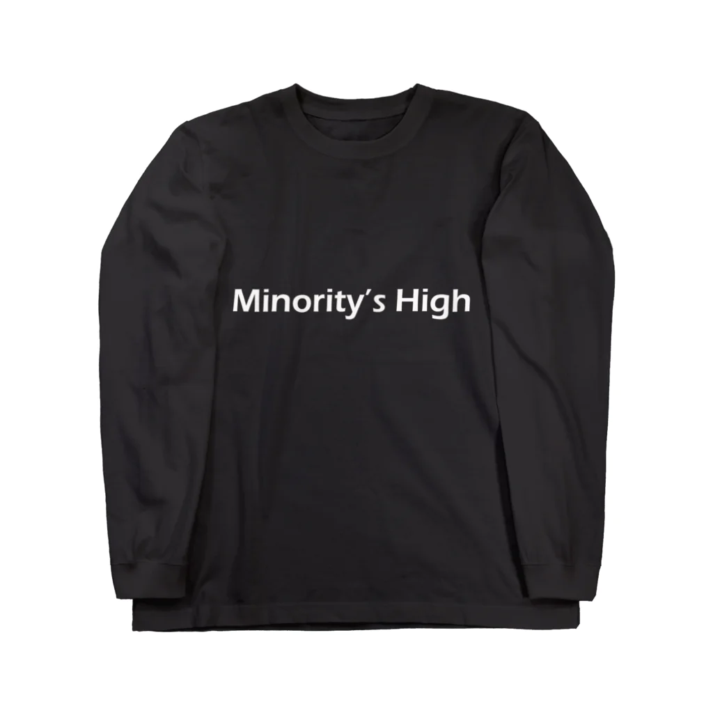 Minority’s HighのWhite Lodo Long Sleeve T-Shirt