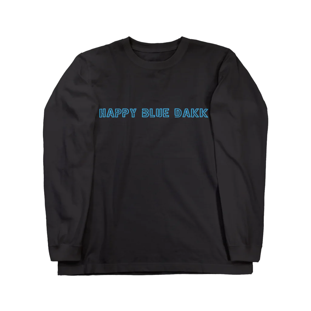 HAPPY BLUE DAKK のDAKK　ネオンデザイン ロングスリーブTシャツ