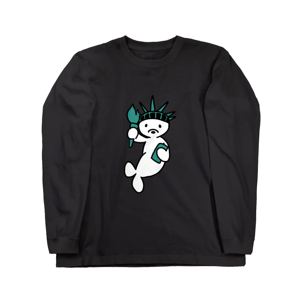 ちゃんはるとゴマさんの【袖デザインなし】うちのゴマさんロングスリーブシャツ（USA） Long Sleeve T-Shirt