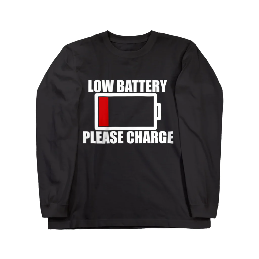 AURA_HYSTERICAのLOW_BATTERY ロングスリーブTシャツ