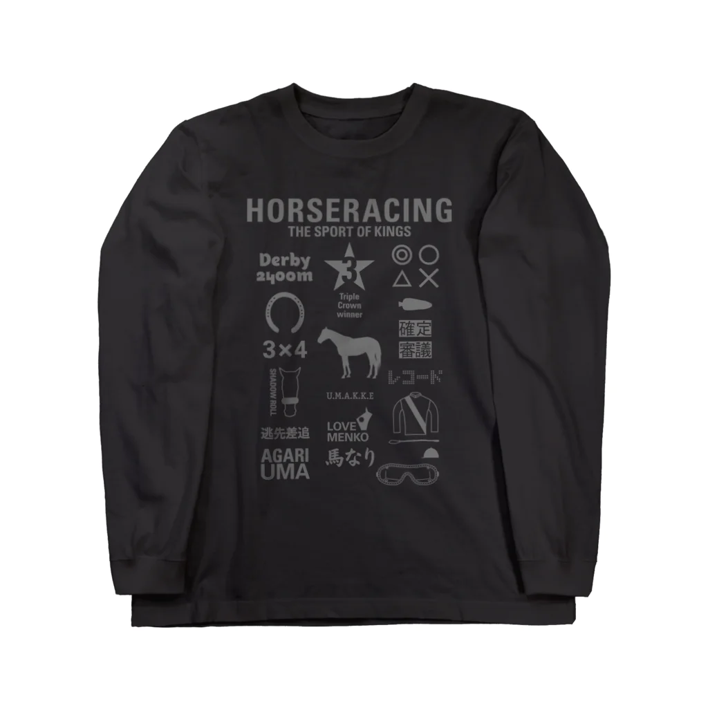 KAWAGOE GRAPHICSのHORSERACING GRAPHICS ロングスリーブTシャツ