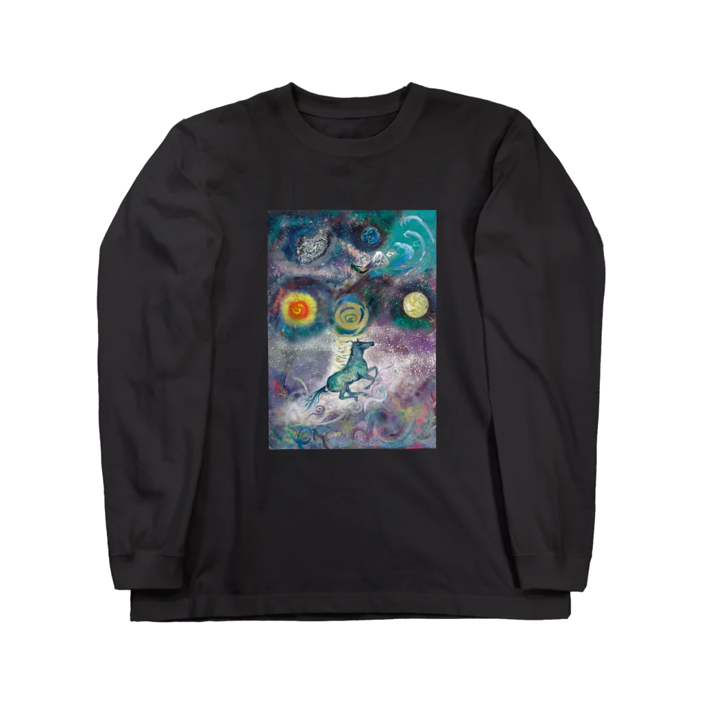 WAMI ARTの宇宙誕生とウツロヰ Long Sleeve T-Shirt