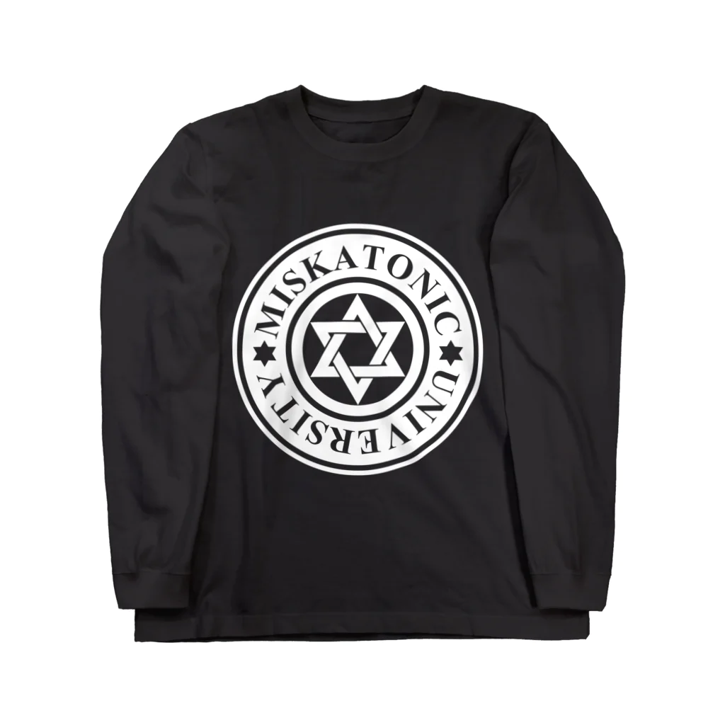 AURA_HYSTERICAのMISKATONIC UNIVERSITY Long Sleeve T-Shirt