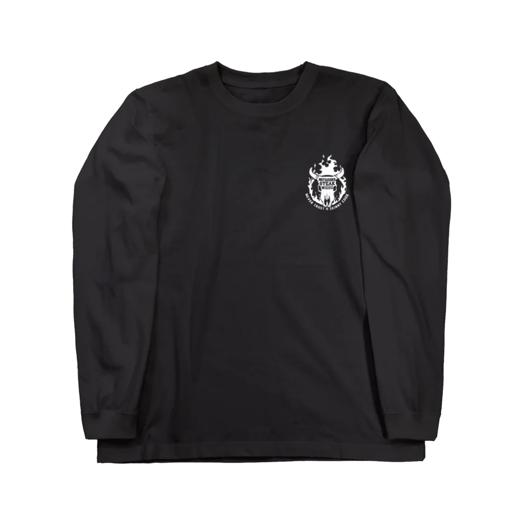 Wiggoのスカルブル［ホワイト］ Long Sleeve T-Shirt