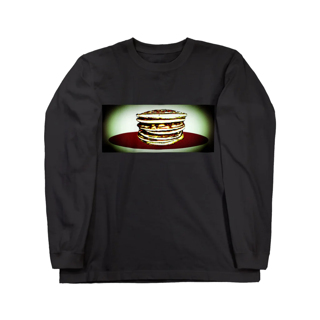 ちょっと夢見るわんだーらんどのどっさりパンケーキ Long Sleeve T-Shirt