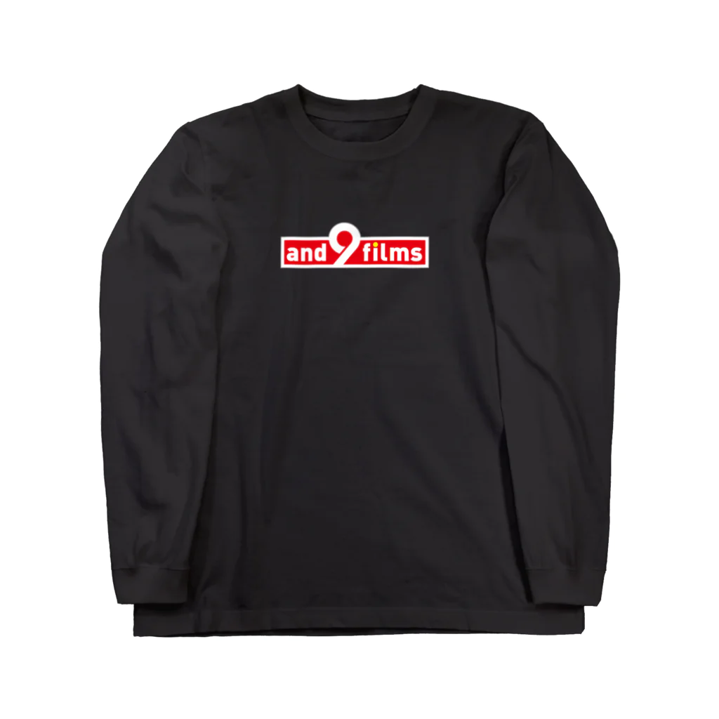 古見きゅう/ and 9 films オンラインショップ のアンドナインロゴ（RED）Tシャツ Long Sleeve T-Shirt