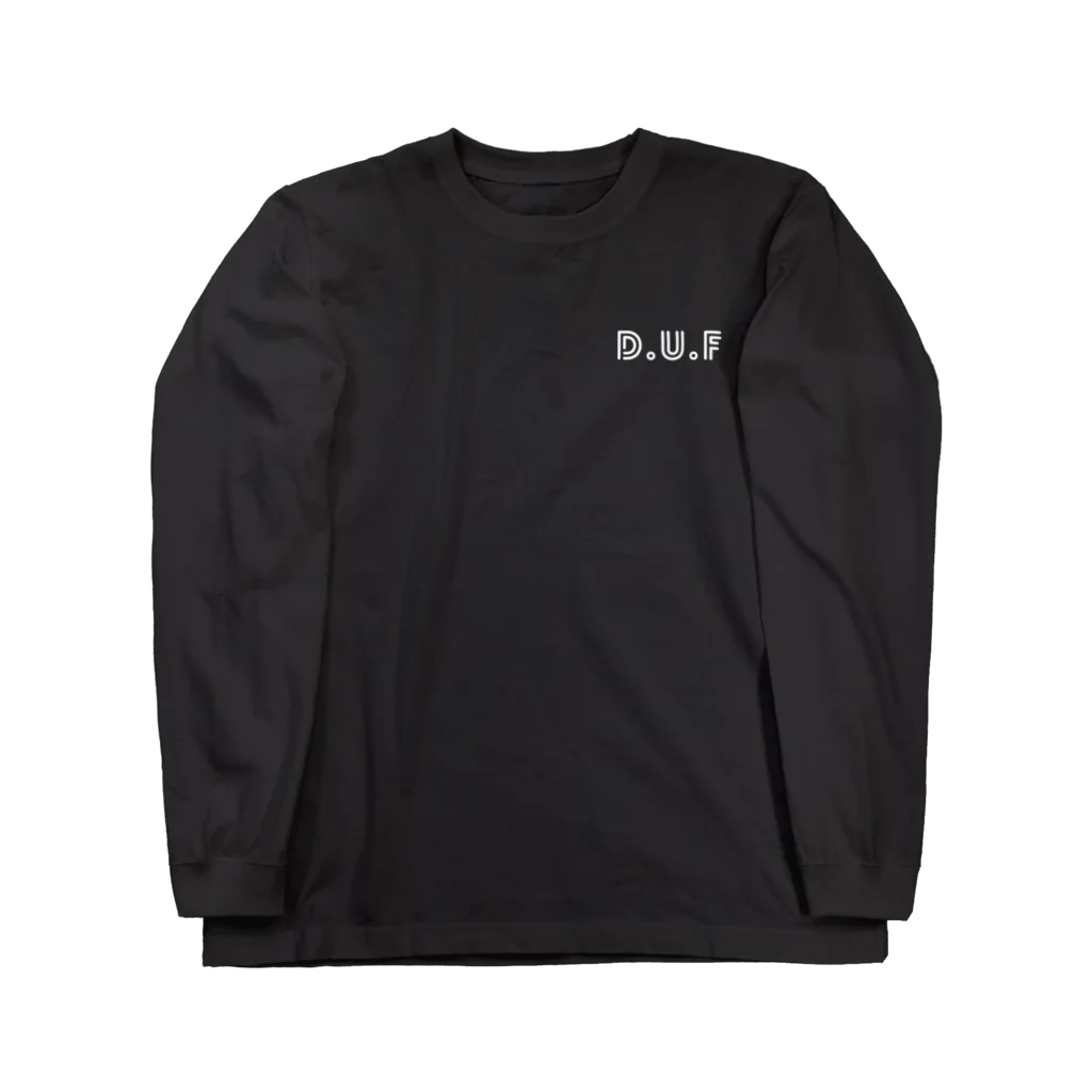 D.U.F STOREのDUFロゴ（白） Long Sleeve T-Shirt