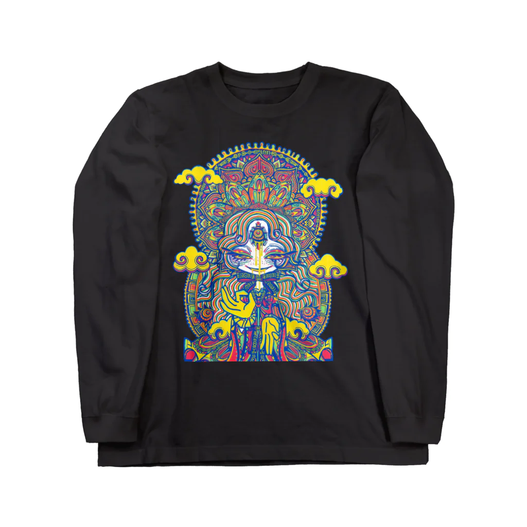 一蓮商店の来迎/全 Long Sleeve T-Shirt