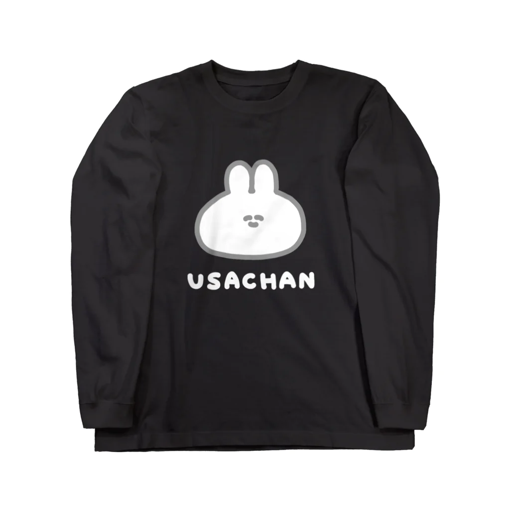 ナポリのSUZURIのUSACHAN Long Sleeve T-Shirt