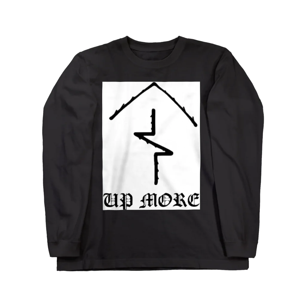 up moreのup more ロングスリーブTシャツ