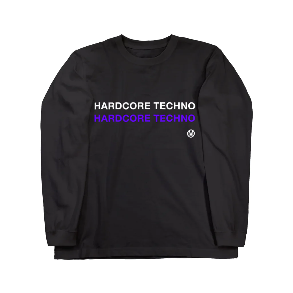 Mohican GraphicsのHardcore Techno ロングスリーブTシャツ