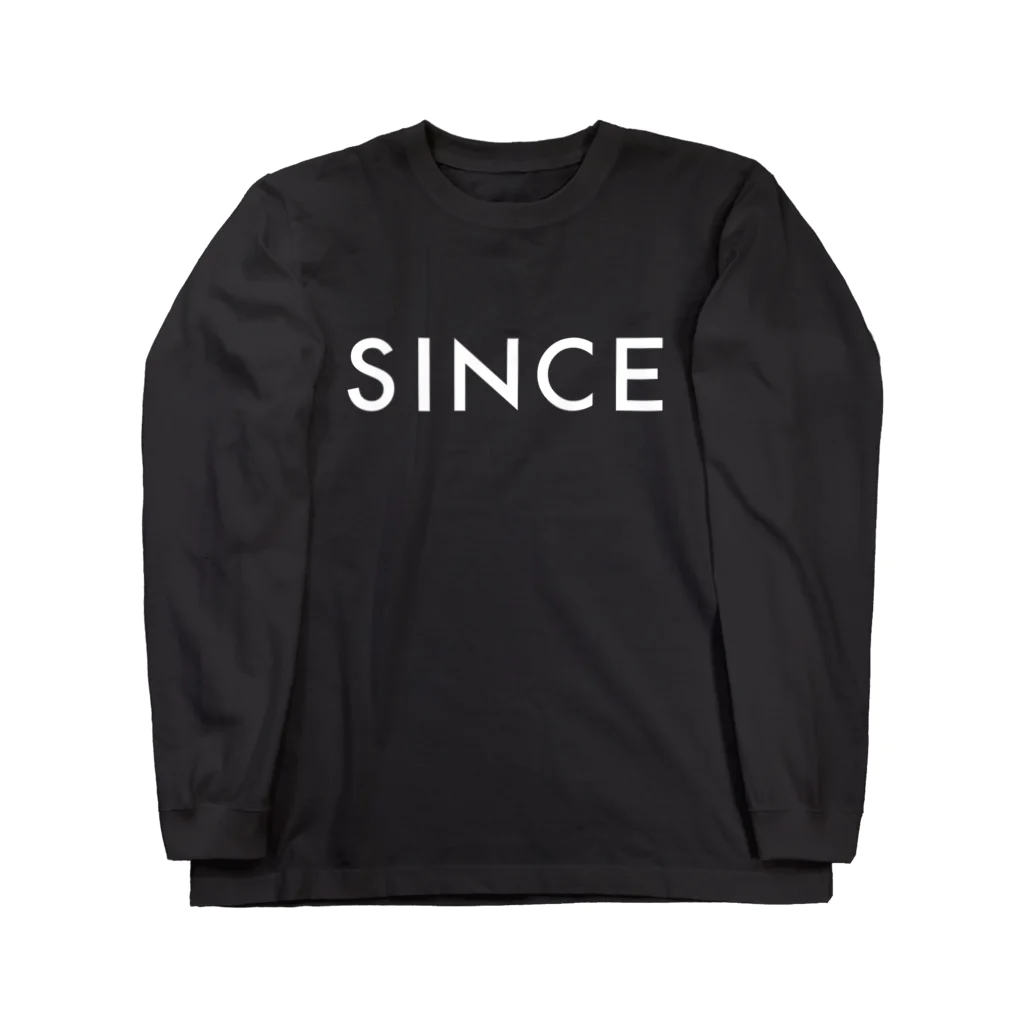 SINCEのSINCE logo (white) Long Sleeve T-Shirt