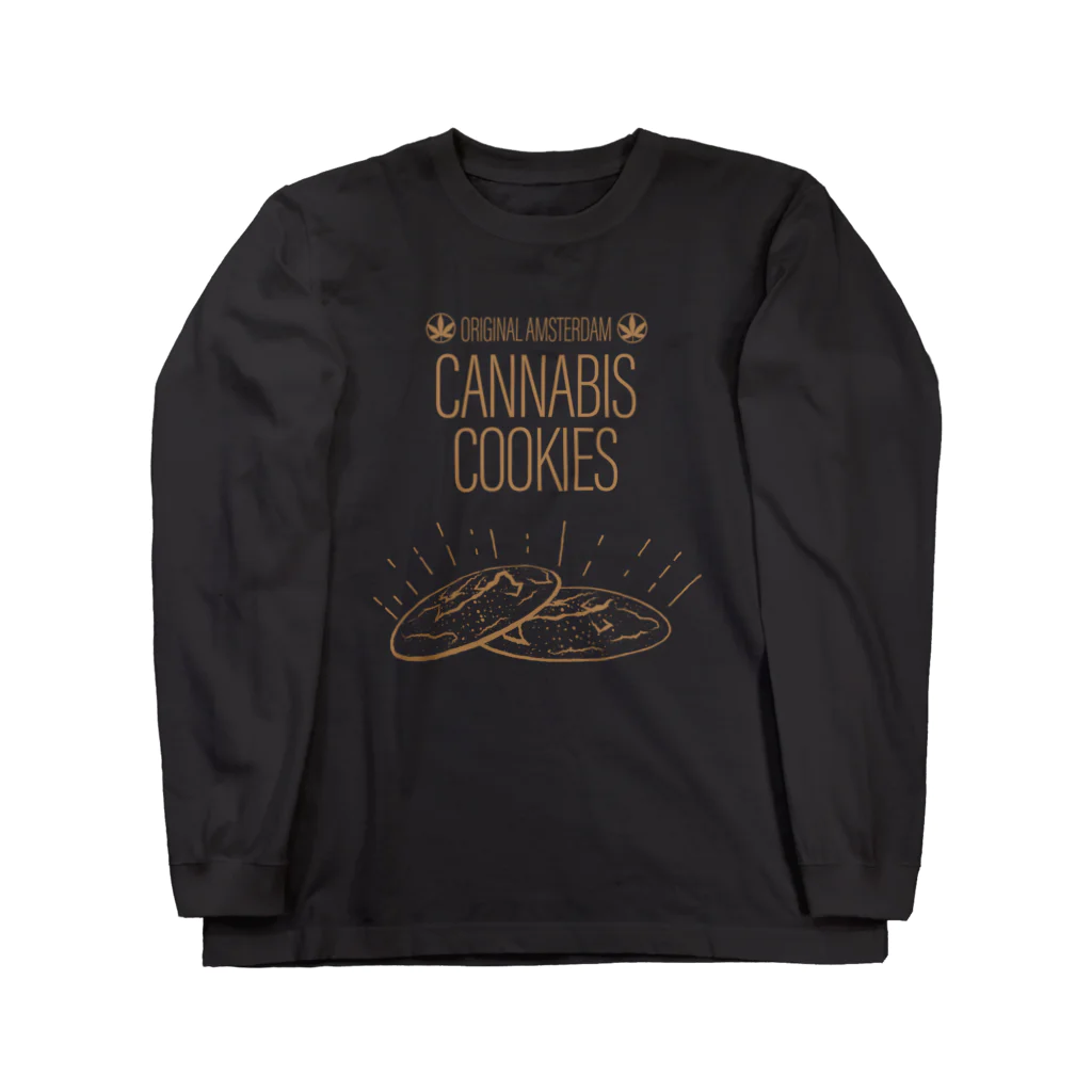 420 MUSIC FACTORYのCannabis Cookie（カナビスクッキー） Long Sleeve T-Shirt