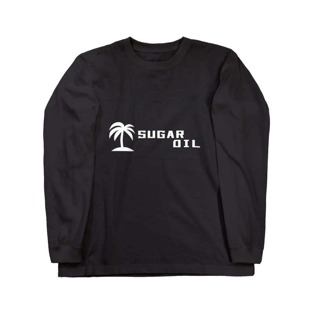 Sugar OilのSUGAROIL ロゴ白 Long Sleeve T-Shirt