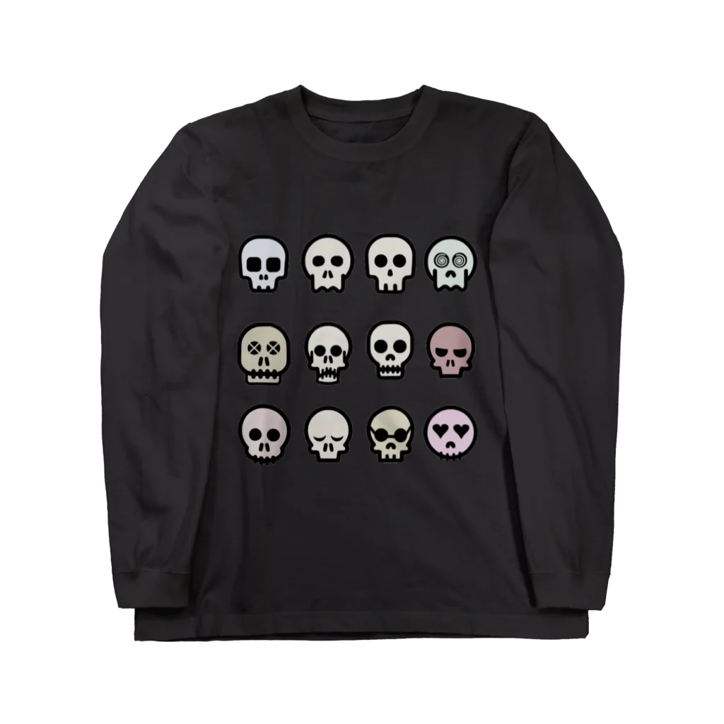 учк¡✼*のSkeleton party ロングスリーブTシャツ