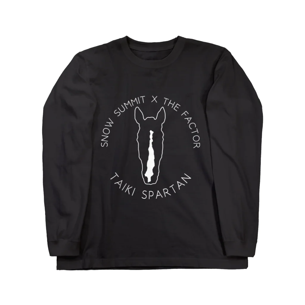 TaikiRacingClubShopのmarulogo【SPA】siro Long Sleeve T-Shirt