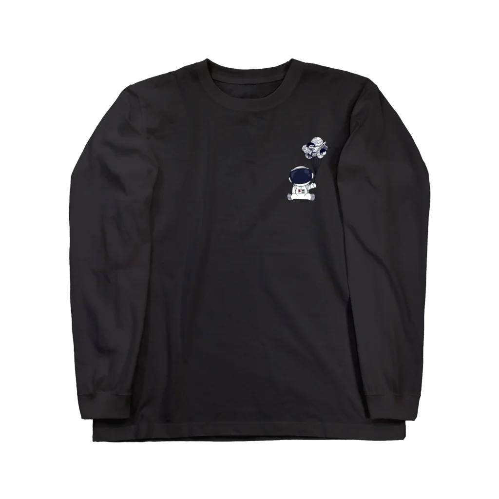 PHANT-ﾌｧﾝﾄ-の宇宙/白地 Long Sleeve T-Shirt