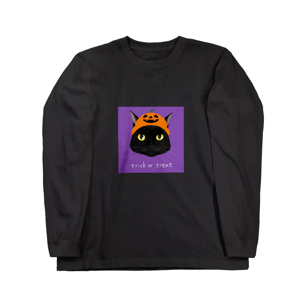 こころちゃんのお店のハロウィーン ロングスリーブTシャツ