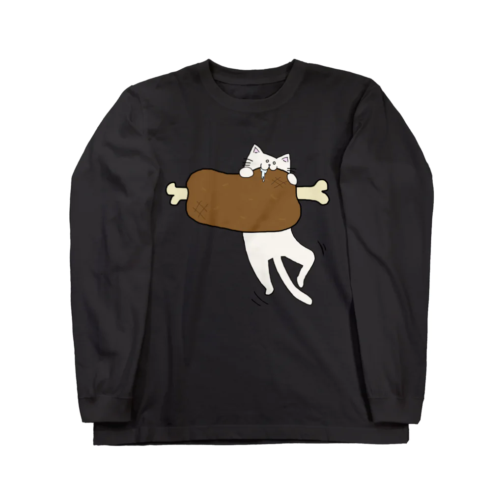 きゃべつばたけのねこは肉食獣 Long Sleeve T-Shirt