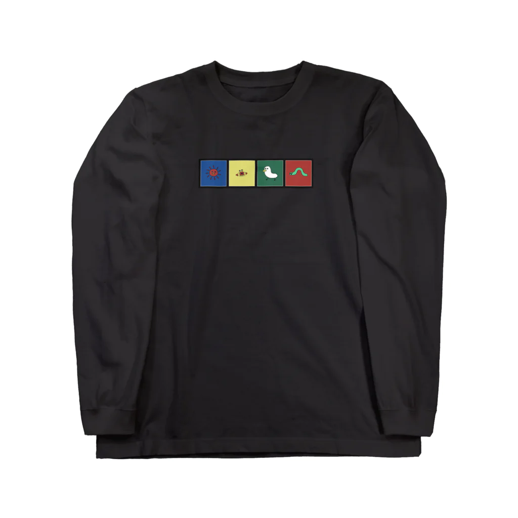 dakerosaの弱肉と太陽(黒) Long Sleeve T-Shirt