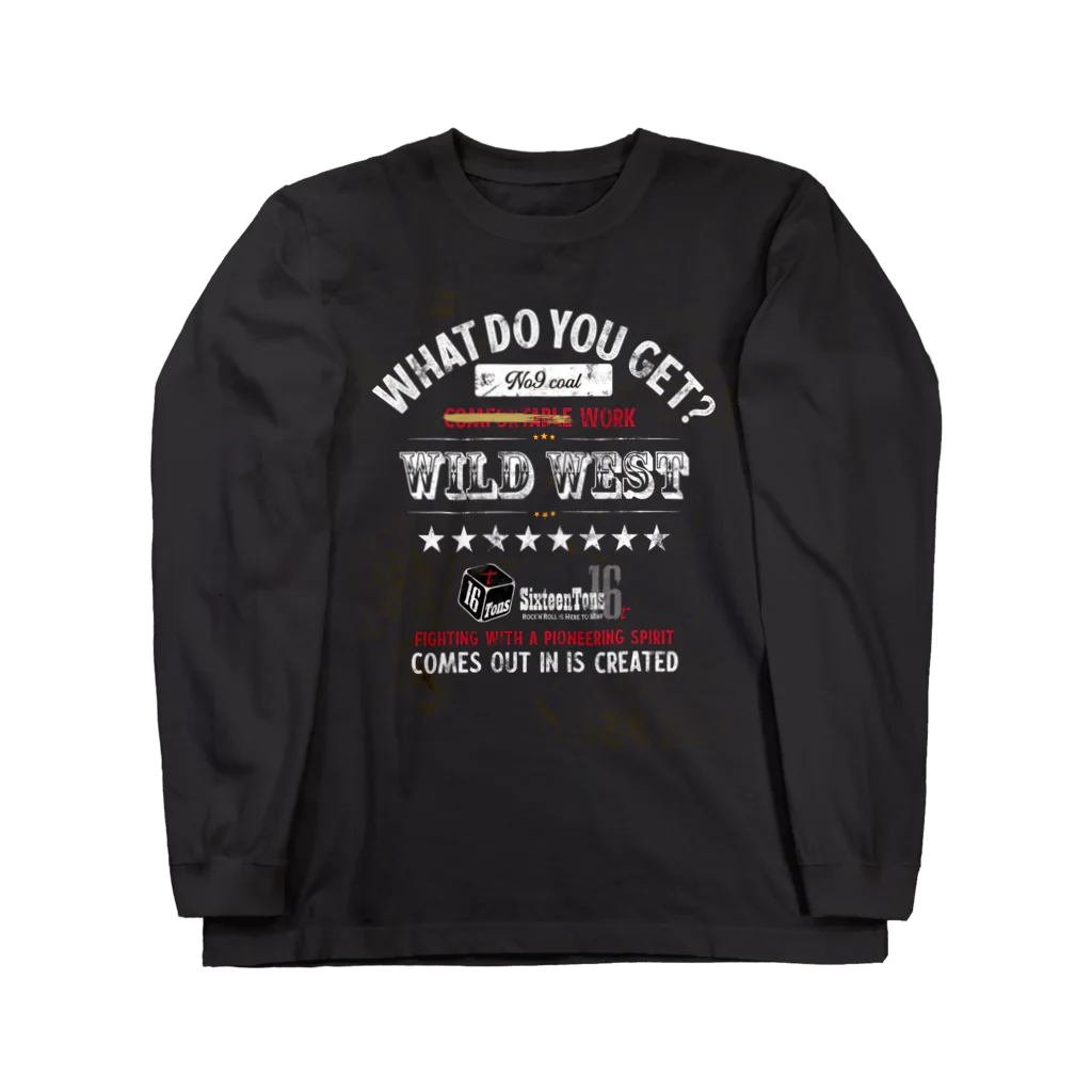 DownTheLineのWildWest 濃色 ロングスリーブTシャツ