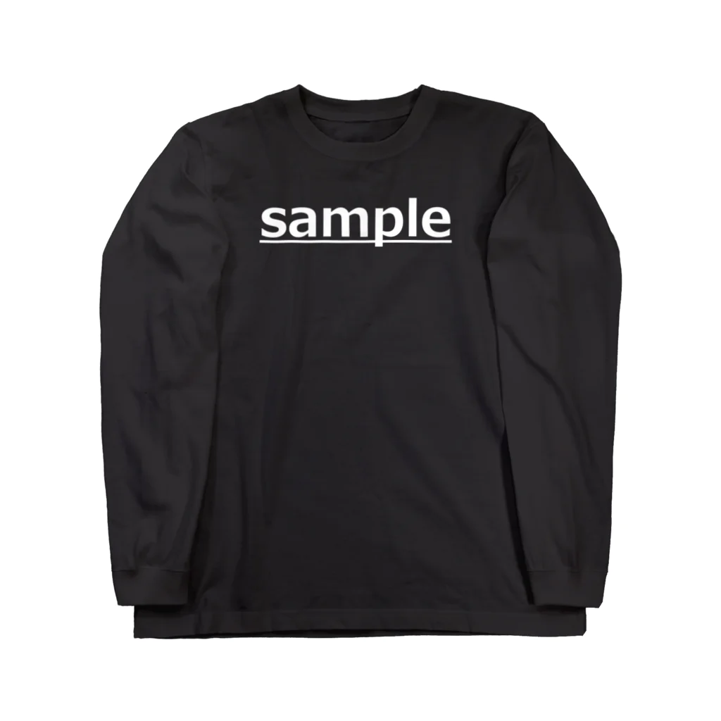 りんごあめの子のsampleデザイン(ホワイト) Long Sleeve T-Shirt