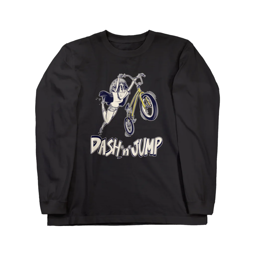 nidan-illustrationの"DASH 'n' JUMP" Long Sleeve T-Shirt