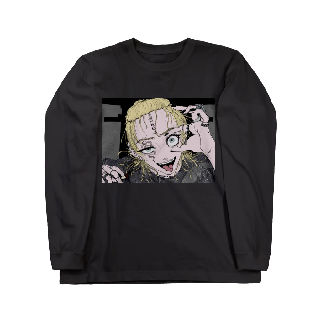 をとり。の南無阿弥陀仏くん Long Sleeve T-Shirt