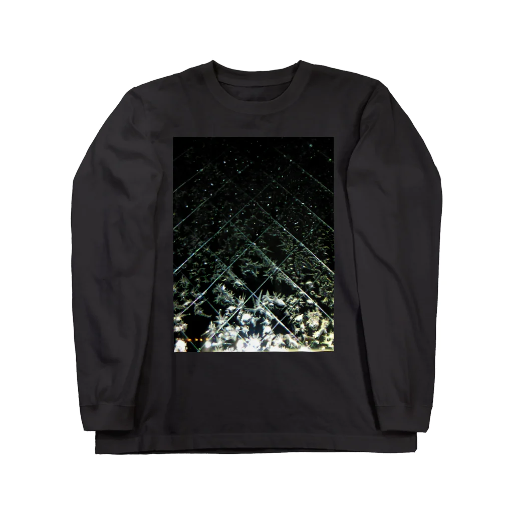 空屋　sorayakusakaの201001161933000　夜の氷紋 Long Sleeve T-Shirt