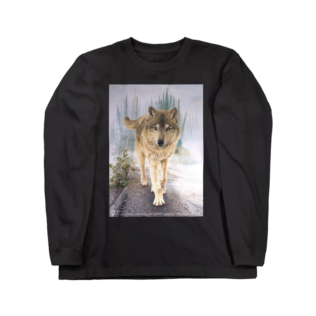 アラスカ野生動物画家きむらけいのF​o​r​e​s​t​ ​o​f​ ​K​a​s​i​l​o​f  Long Sleeve T-Shirt