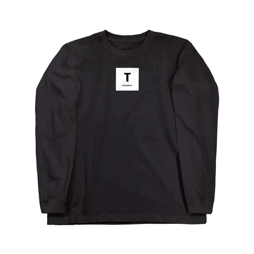 NICOARRRTのイニシャルグッズ Long Sleeve T-Shirt