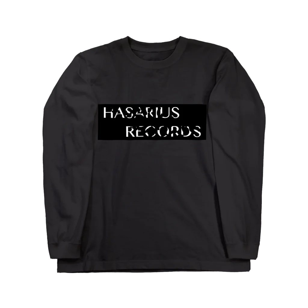 HASARIUS RECORDSのHasarius Records Logo ロングスリーブTシャツ