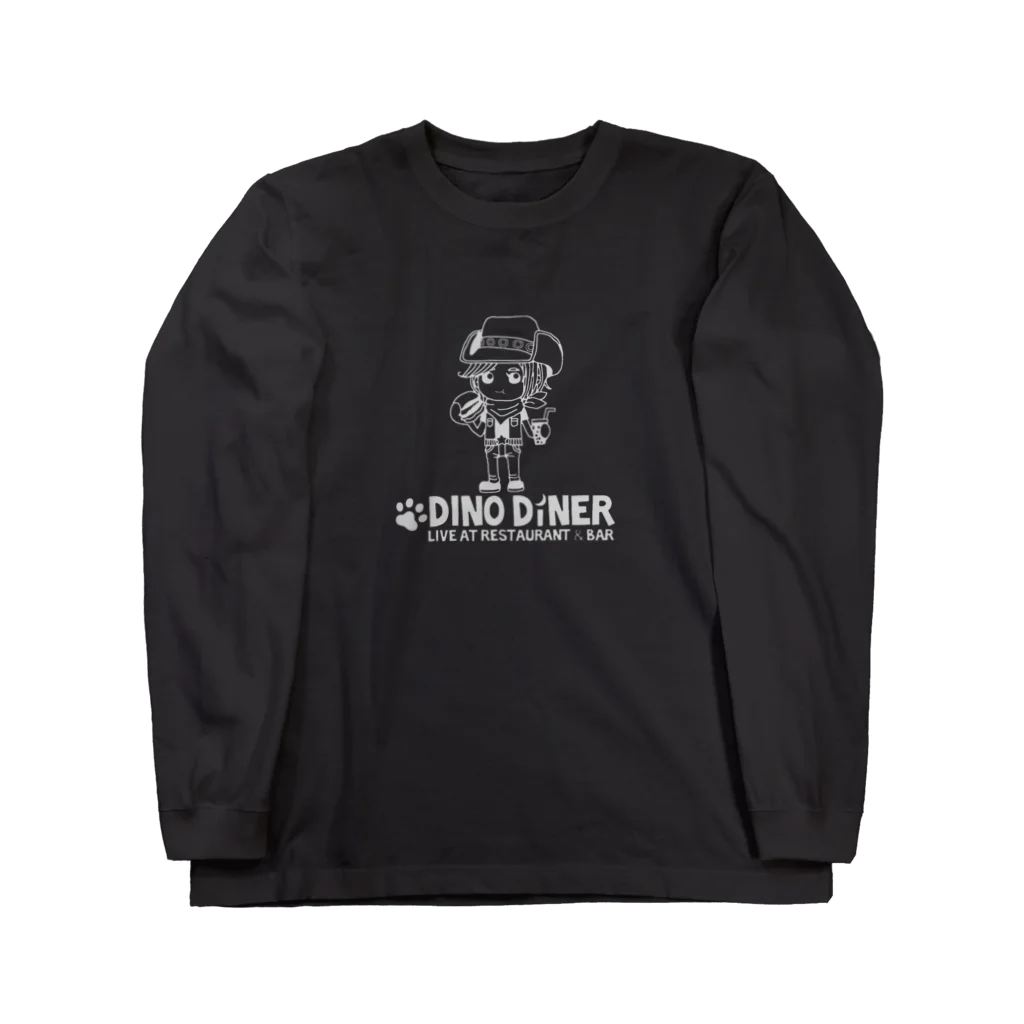 DINO DINERのアケミちゃんロゴ ロングスリーブTシャツ