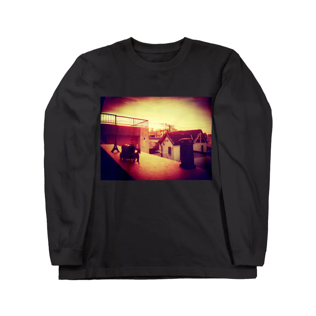 尾崎のオブジェと景色と Long Sleeve T-Shirt