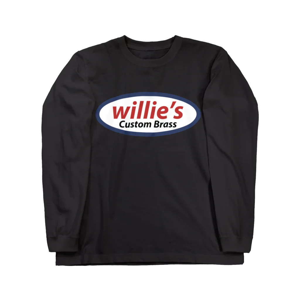 willie's Custom Brass@SUZURIの　willie's 公式ロゴアイテムズ Long Sleeve T-Shirt