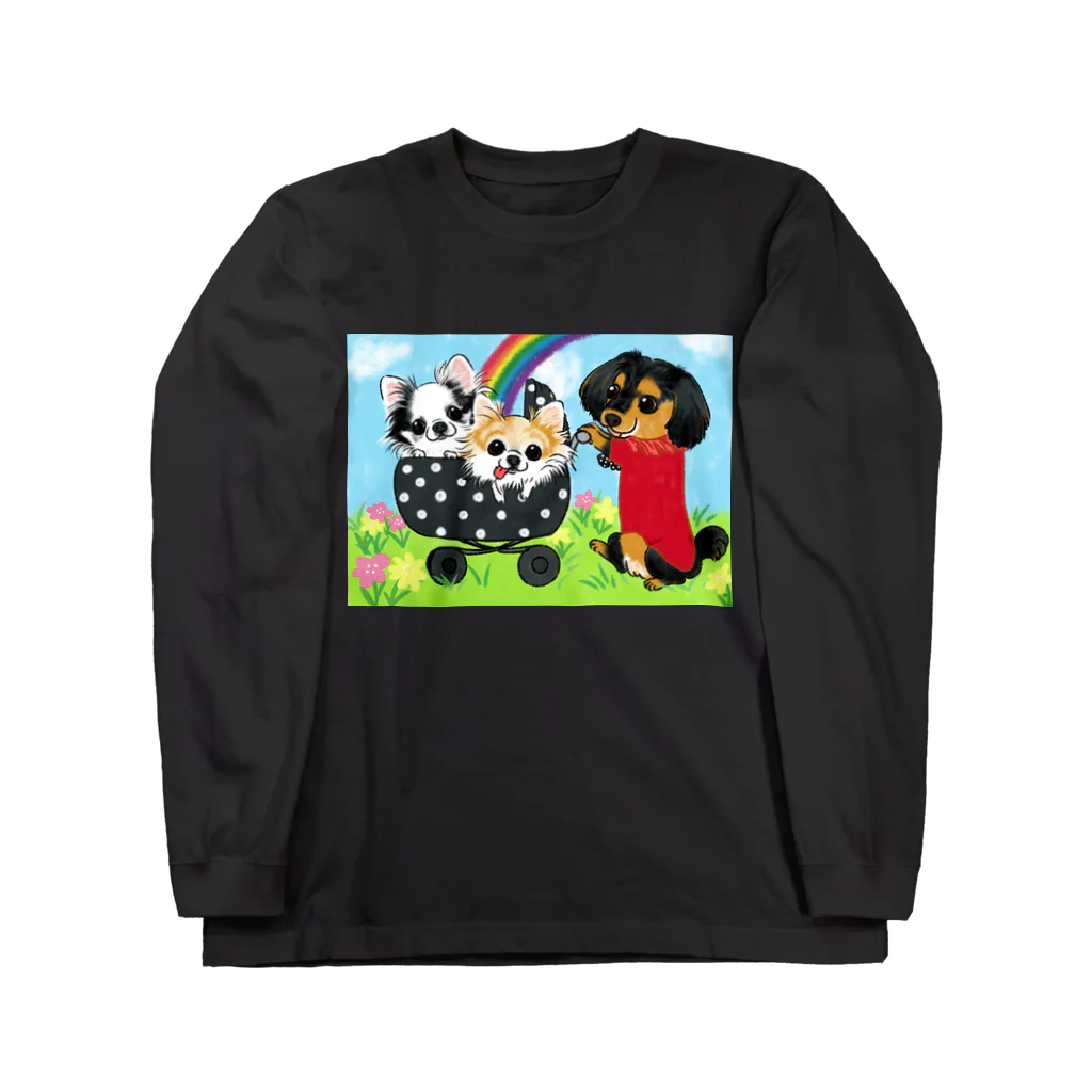 4696necoのラブリーわんこ Long Sleeve T-Shirt