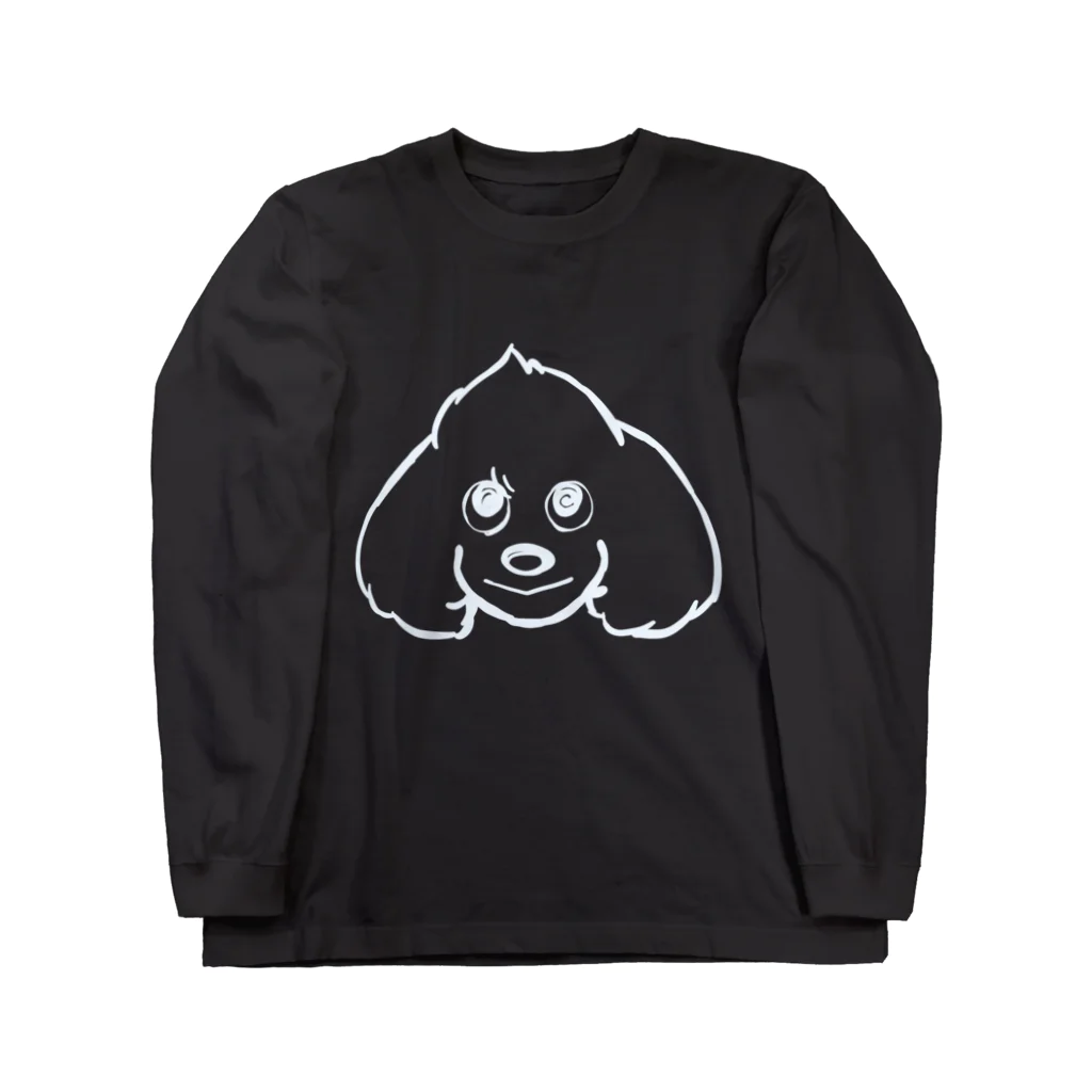 🐩のモヒカンわんこ Long Sleeve T-Shirt